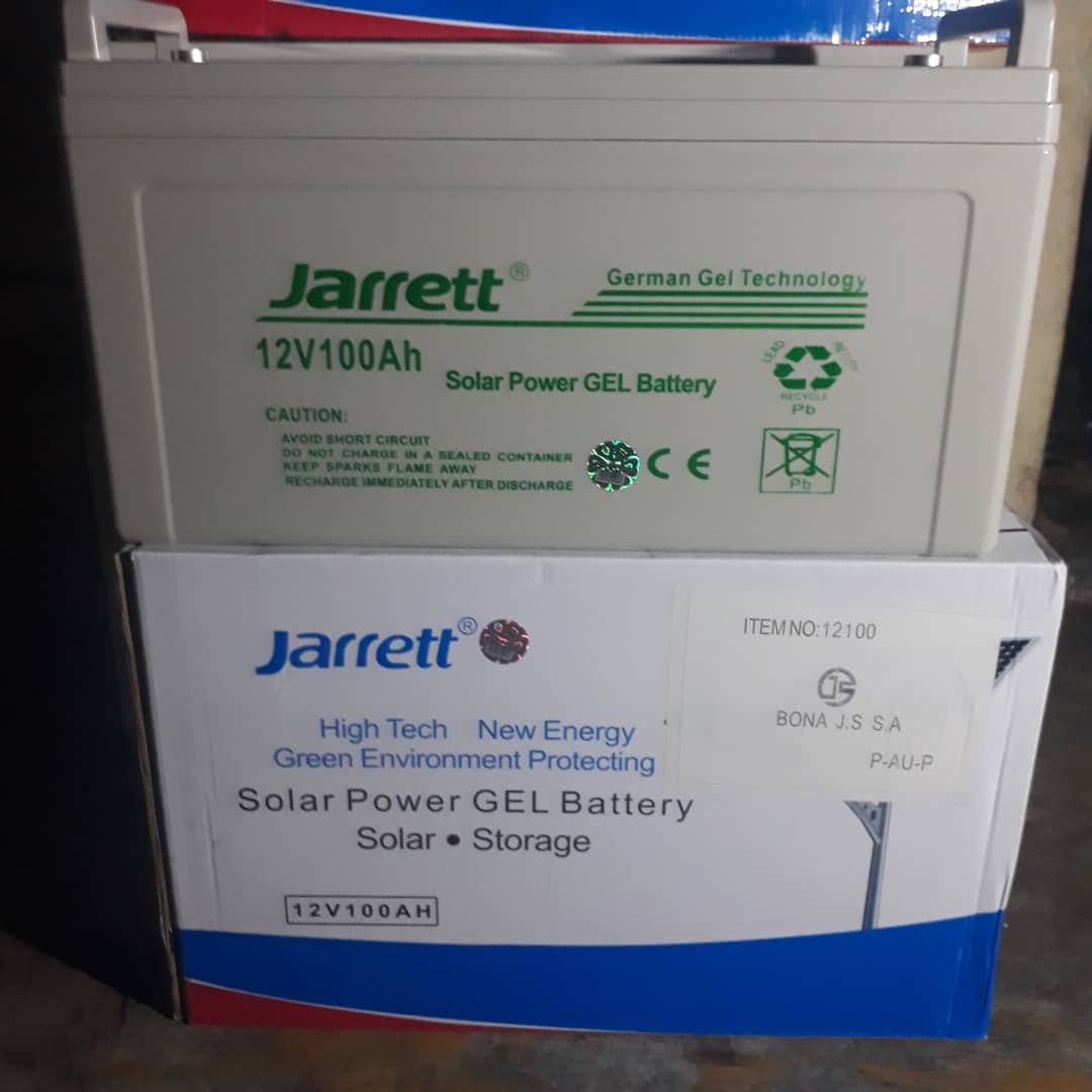 12v 100ah Gel Battery JARRETT - Plenum Global Inc. / S.A.