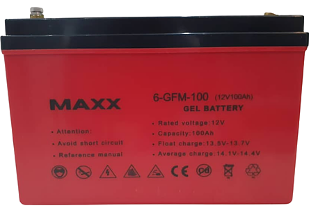12v 100ah Gel Battery MAXX - Plenum Global Inc. / S.A.