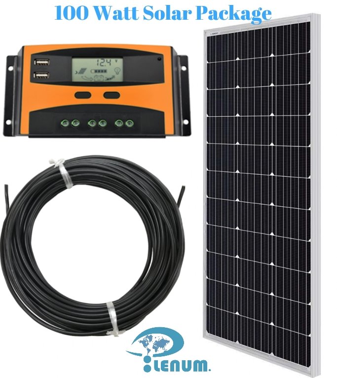 100W APS SOLAR PANEL PACKAGE Plenum Global Inc. / S.A.