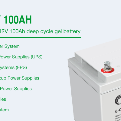 SUNPAL 12v 100ah Gel Battery - Plenum Global Inc. / S.A.